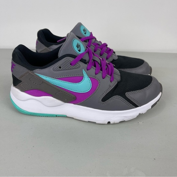 Nike LD Victory Low Top Sneakers Gunsmoke Grey Purple AT5604-006 Youth Size 6.5Y - Picture 7 of 8